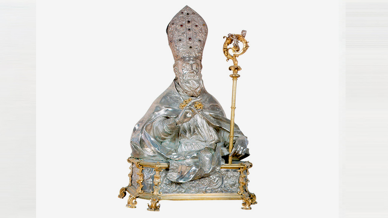 Busto ARGENTEO di Sant'Oronzo